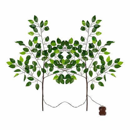 Indoor/Outdoor Micro LED Lighted Ficus Branches | Plow & Hearth