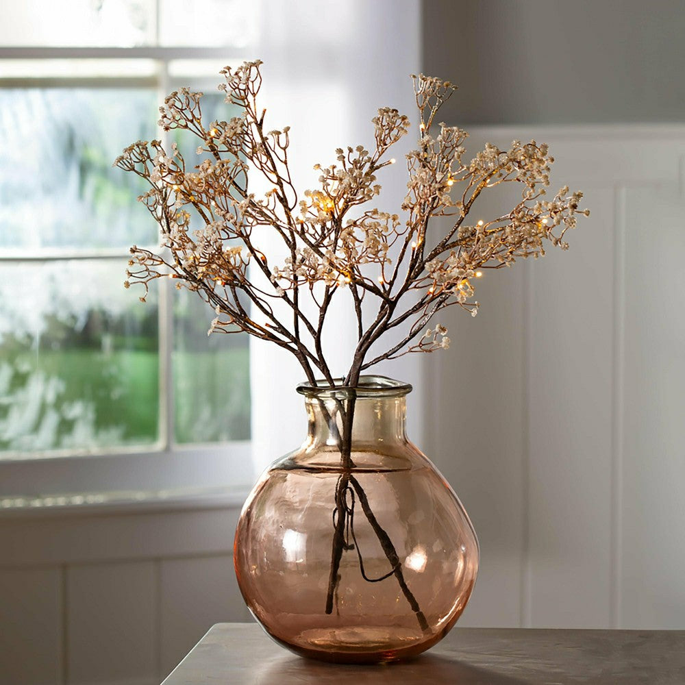 Indoor/Outdoor Lighted Baby's Breath Branches, Set of 2 | Plow & Hearth
