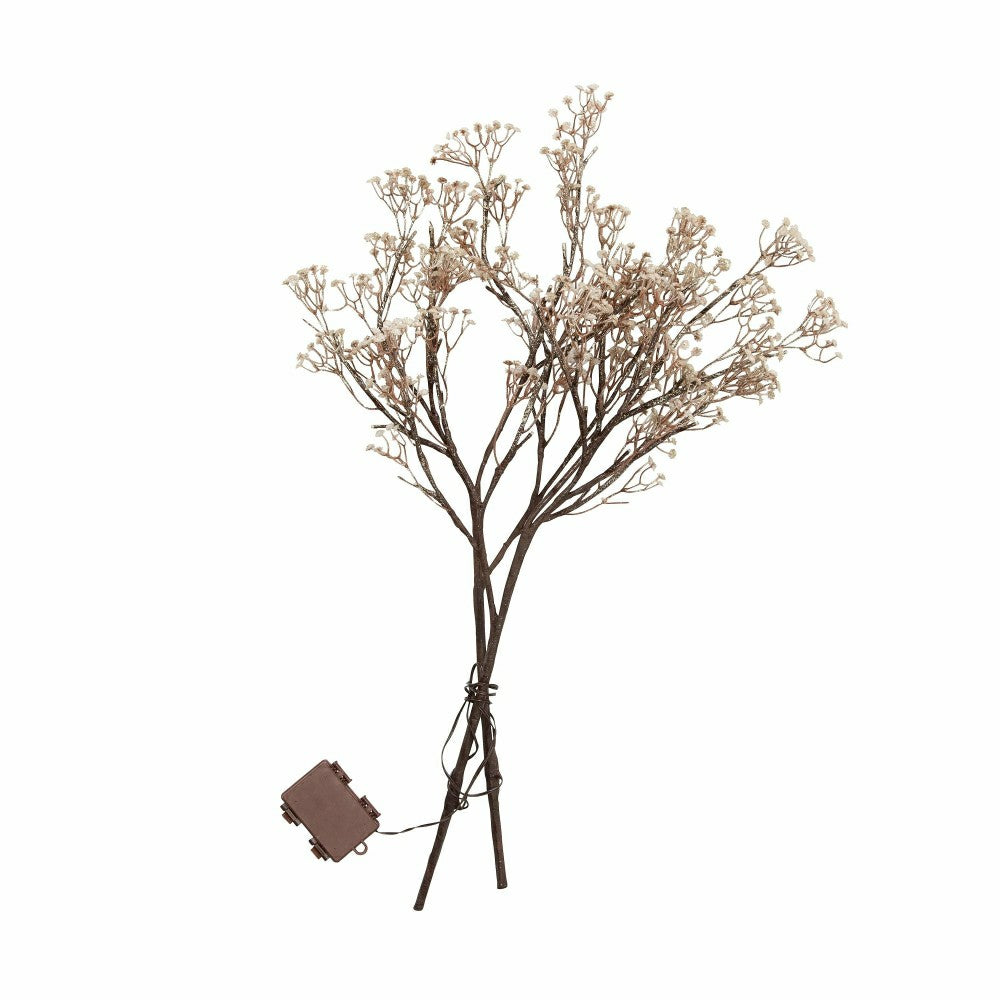 Indoor/Outdoor Lighted Baby's Breath Branches, Set of 2 | Plow & Hearth