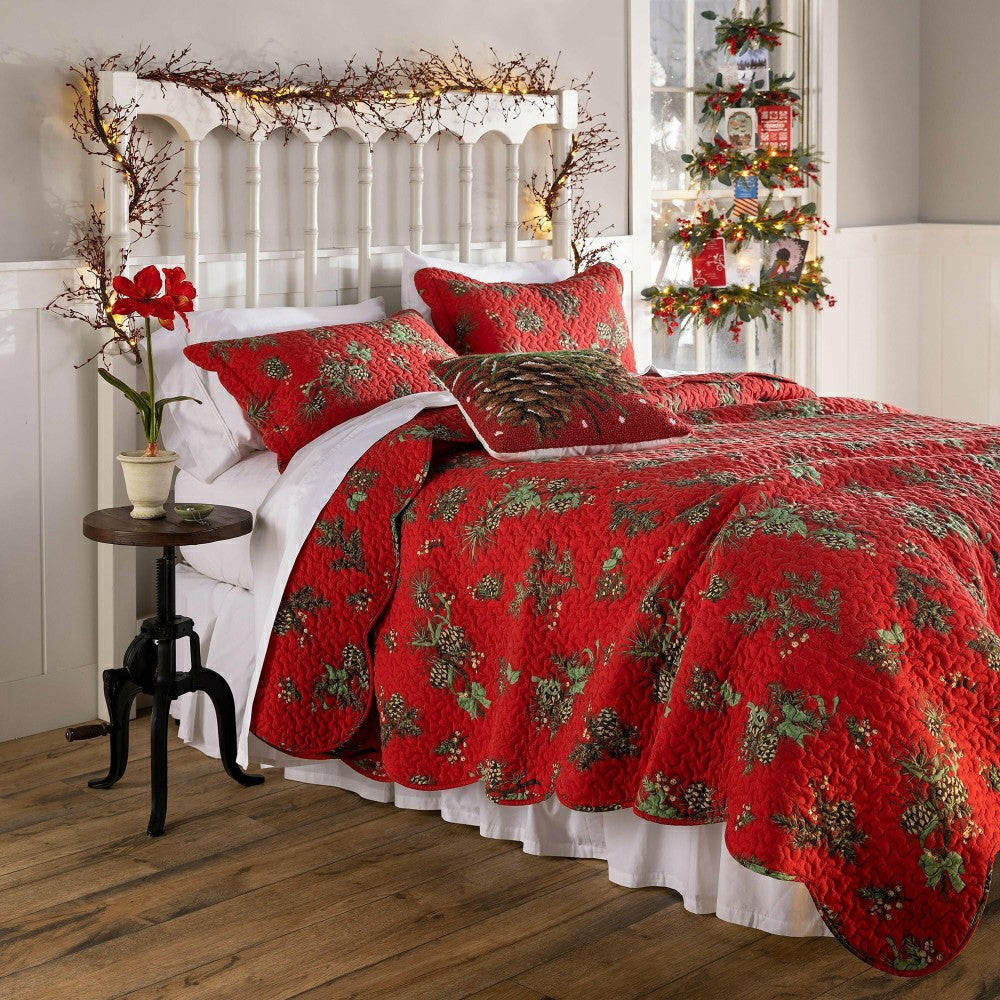 Lighted Hanging Wall Christmas Tree | Plow & Hearth