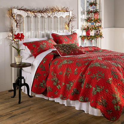 Lighted Hanging Wall Christmas Tree | Plow & Hearth