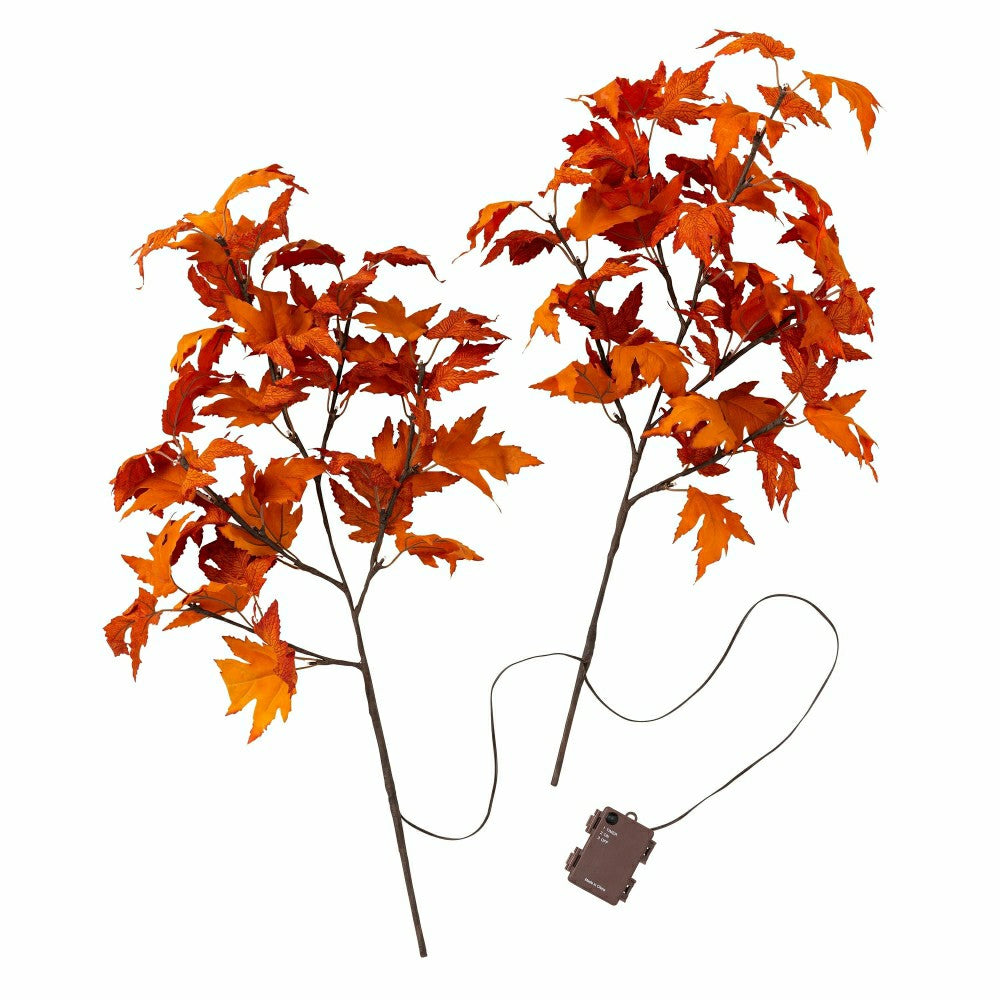 Indoor/Outdoor Lighted Maple Tree Branches, Set of 2 | Plow & Hearth