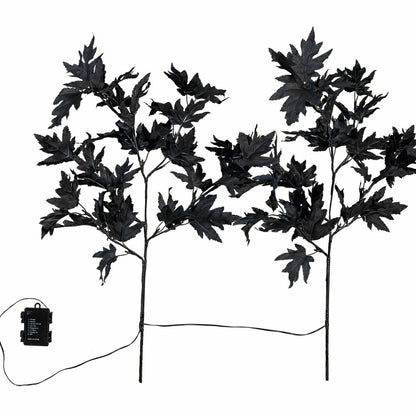 Halloween Maple Indoor/Outdoor LED Color Changing Artificial Branch, 3 | Plow & Hearth