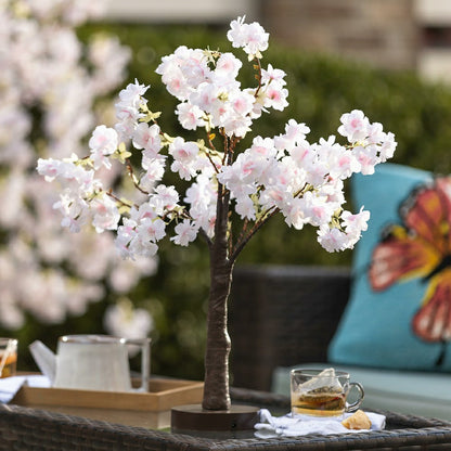 Lighted Tabletop Weeping Cherry Tree | Plow & Hearth