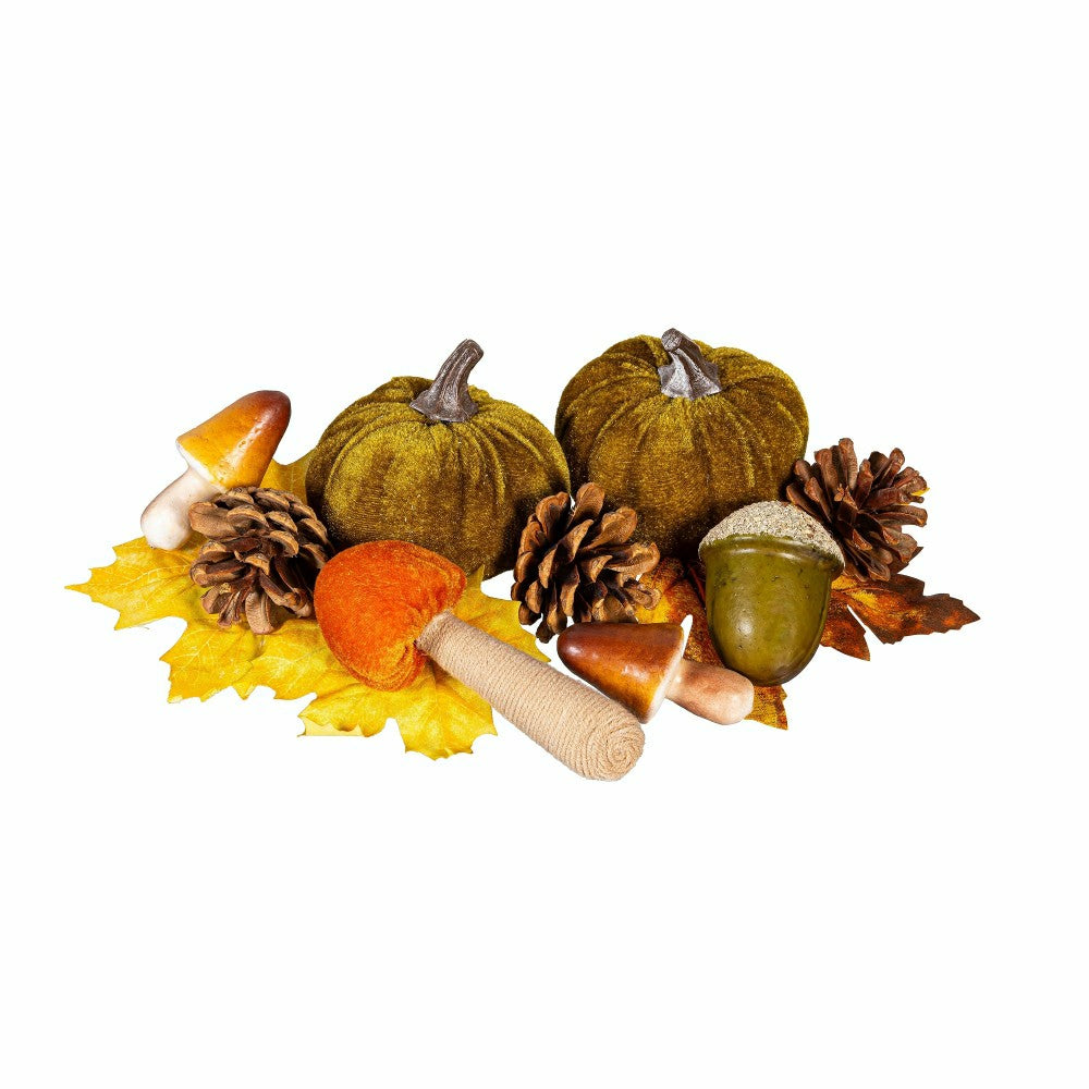 Harvest Blossom Fall Botanicals Fabric and Natural Fiber Bowl Filler T | Plow & Hearth