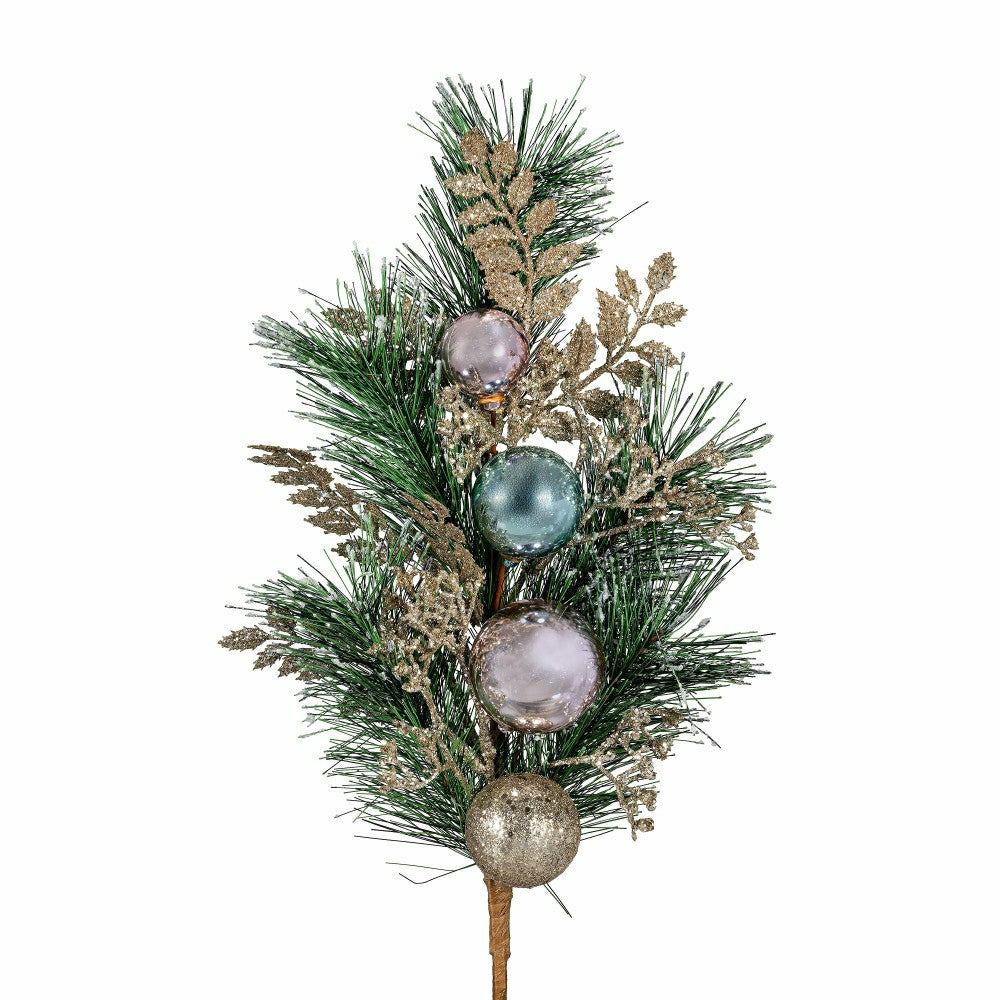 Season to Sparkle Stem Artificial, With Ornaments 24”H | Plow & Hearth
