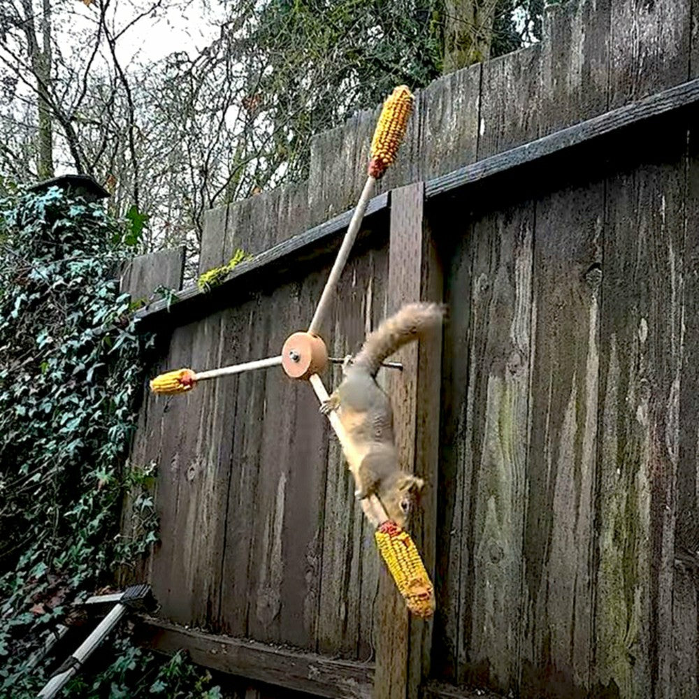 Squirrel-A-Whirl Spinning Squirrel Feeder | Plow & Hearth