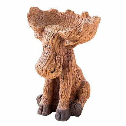Resin Moose Birdbath | Plow & Hearth