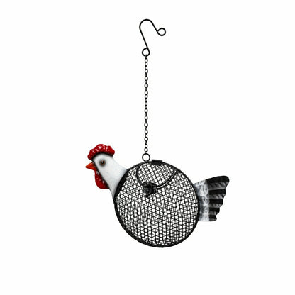 Petal & Plow Bird Feeder, Metal Rooster Seed Feeder | Plow & Hearth