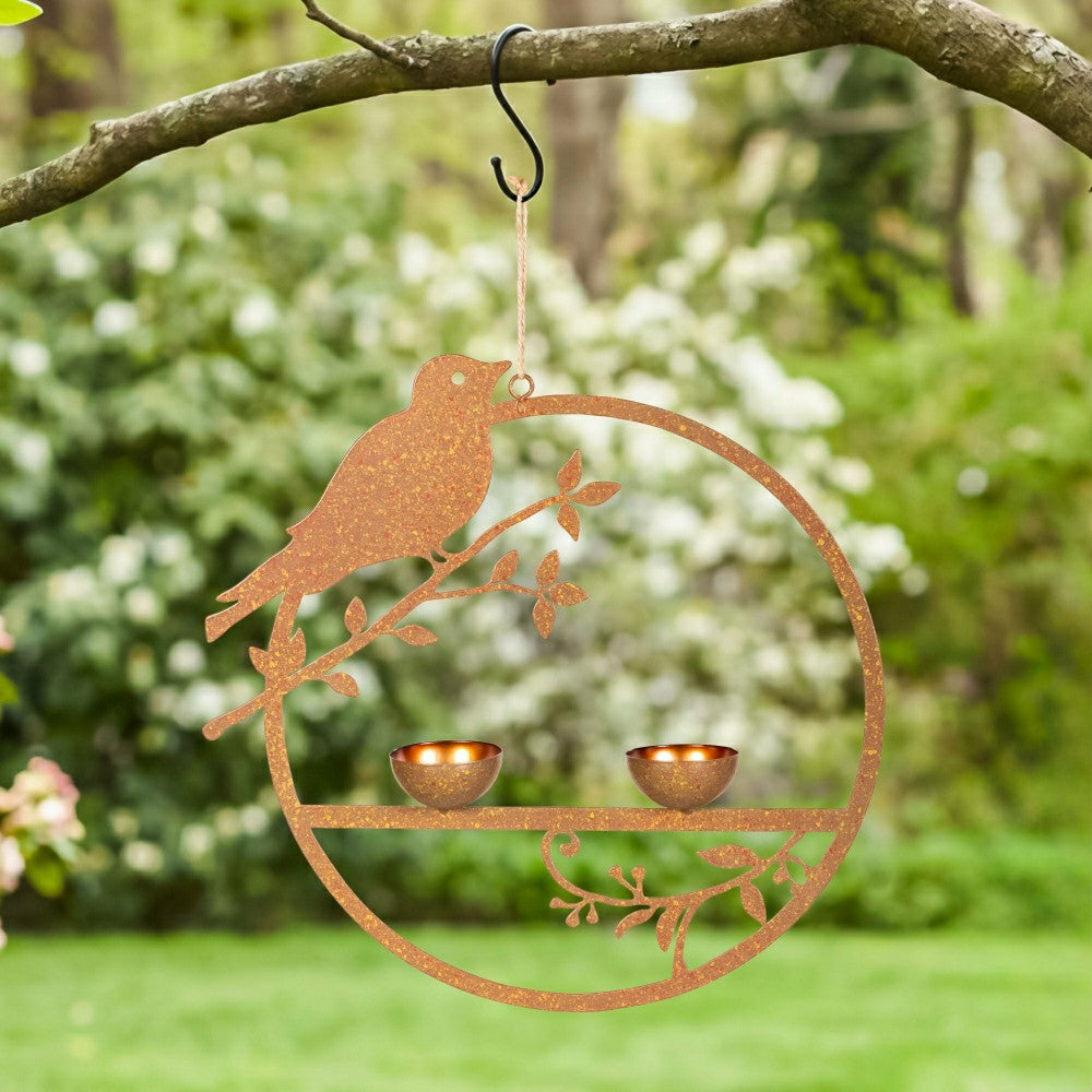 Metal Hanging Bird Feeder, Set of 2 | Plow & Hearth