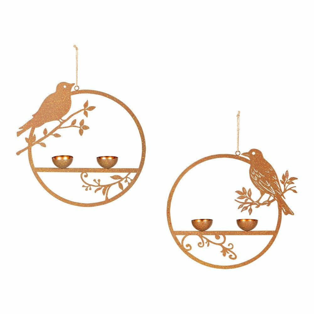 Metal Hanging Bird Feeder, Set of 2 | Plow & Hearth