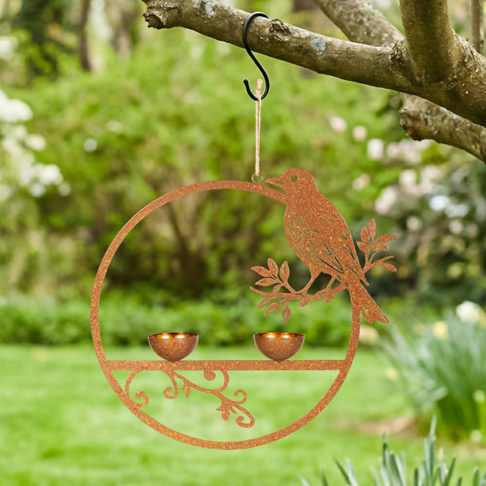 Metal Hanging Bird Feeder, Set of 2 | Plow & Hearth