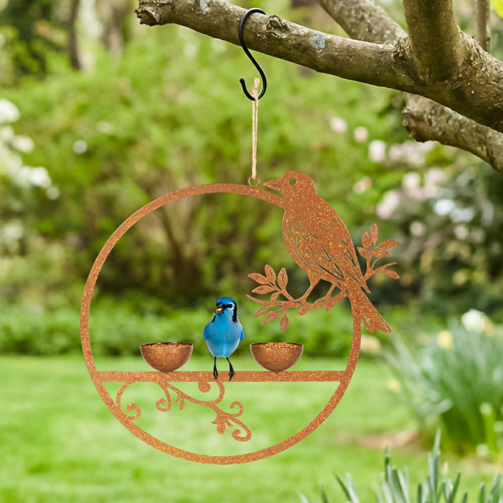 Metal Hanging Bird Feeder, Set of 2 | Plow & Hearth