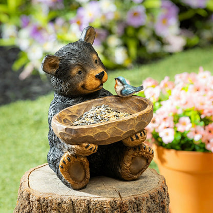 Bear Resin Bird Feeder | Plow & Hearth