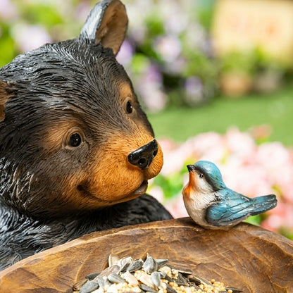 Bear Resin Bird Feeder | Plow & Hearth