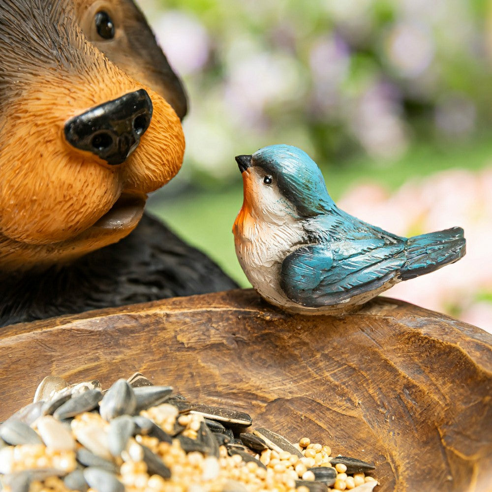 Bear Resin Bird Feeder | Plow & Hearth