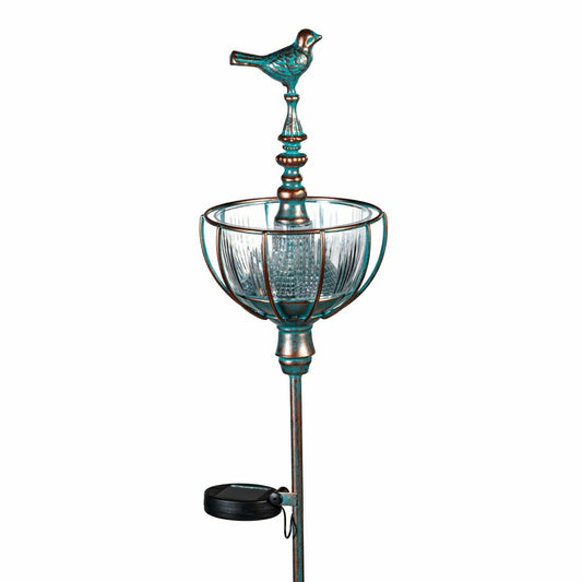 Solar Bird Feeder Garden Stake, Bird | Plow & Hearth