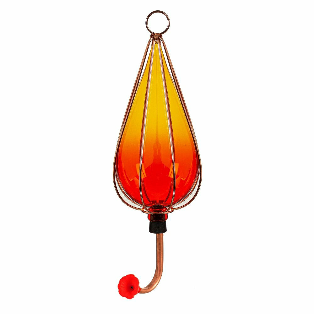 Ombre Glass Hummingbird Feeders, Set of 3 | Plow & Hearth
