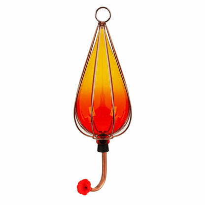 Ombre Glass Hummingbird Feeders, Set of 3 | Plow & Hearth