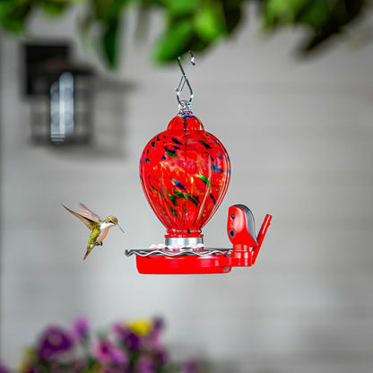 Solar Smart Hummingbird Feeder with HD Camera | Plow & Hearth