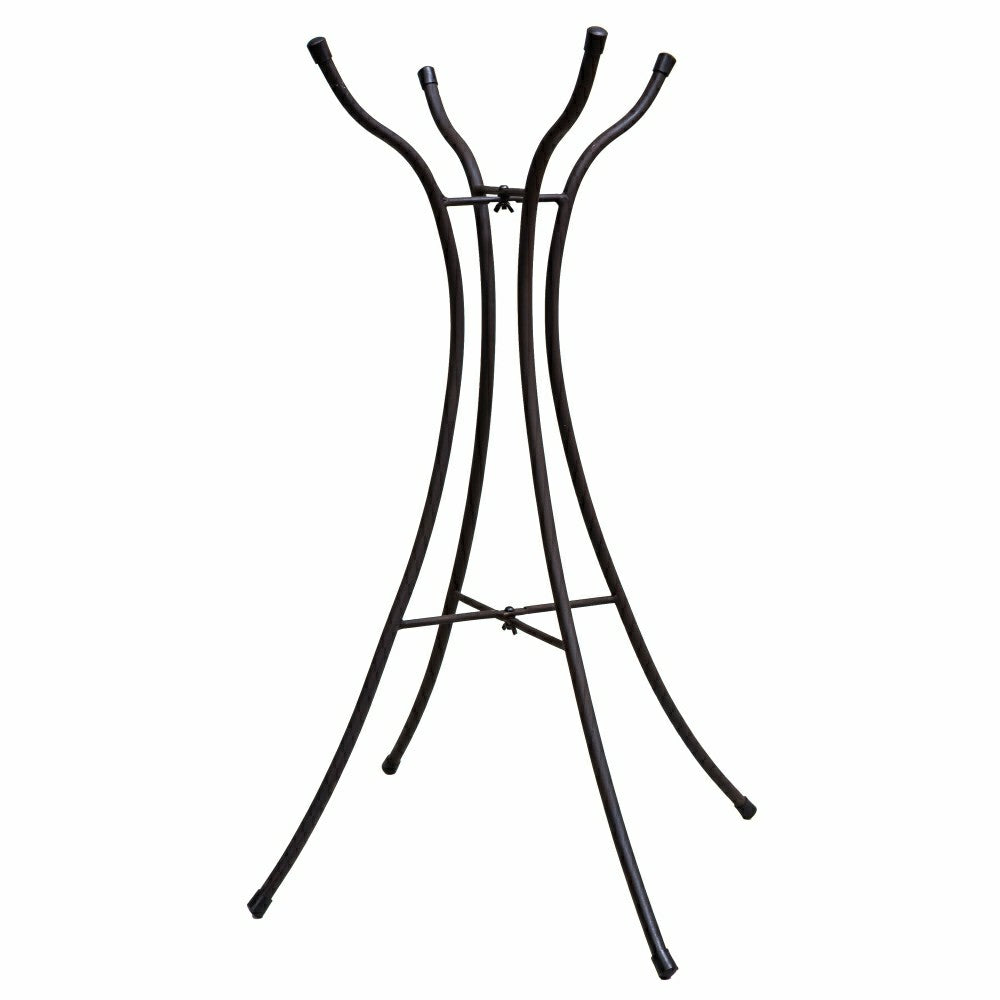 Hourglass Shape Metal Bird Bath Stand | Plow & Hearth