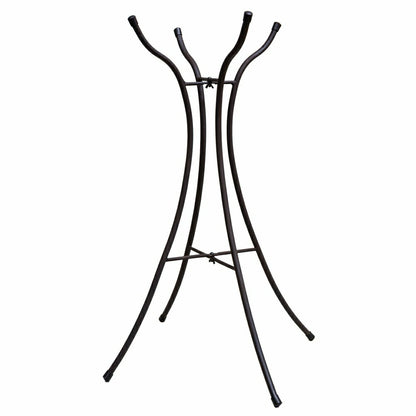 Hourglass Shape Metal Bird Bath Stand | Plow & Hearth