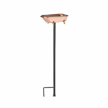 Splish Splash Birdbath, Polished Copper | Plow & Hearth