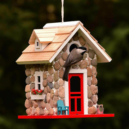 Stone Cottage Birdhouse | Plow & Hearth