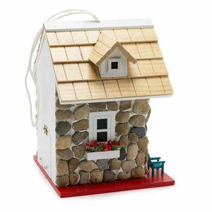 Stone Cottage Birdhouse | Plow & Hearth