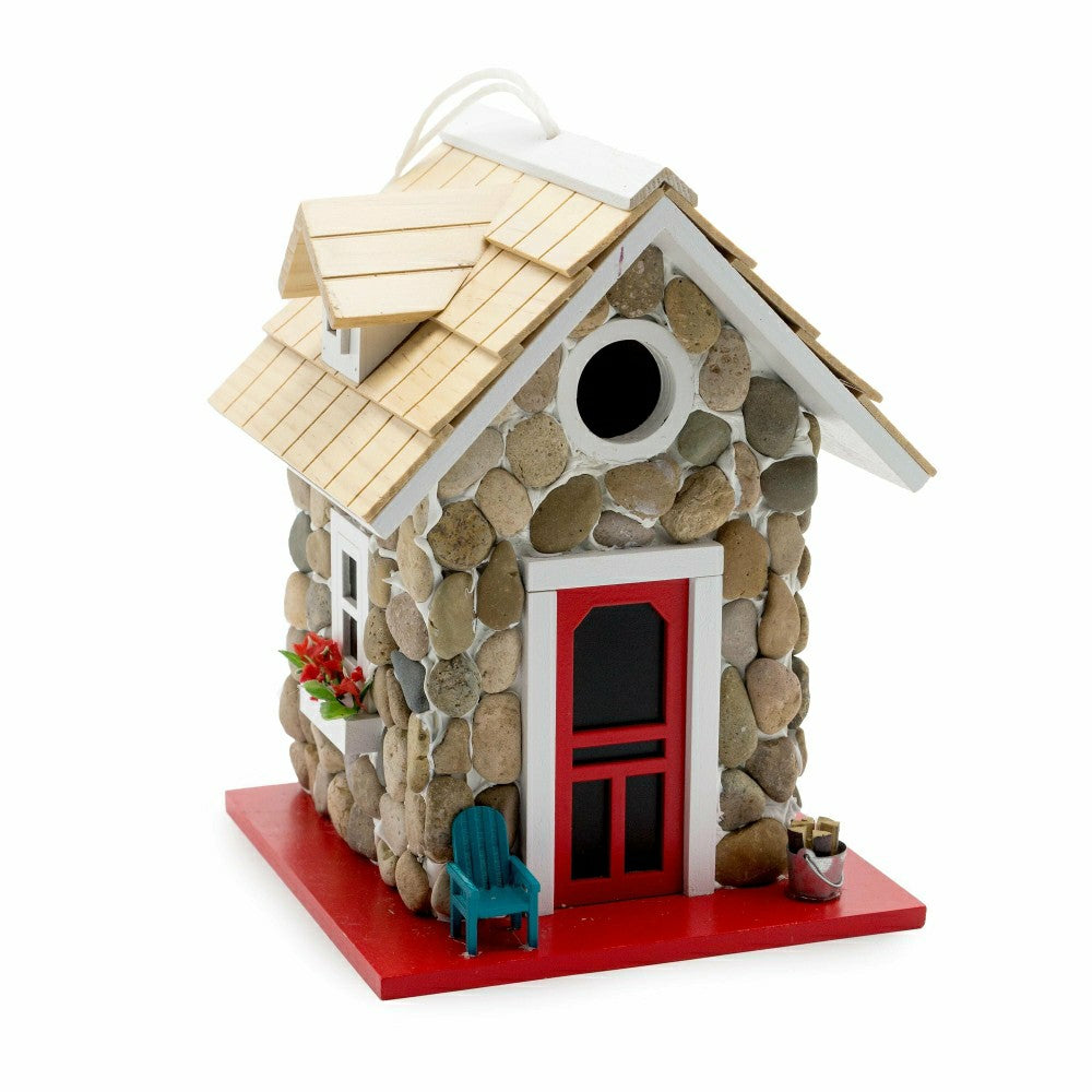 Stone Cottage Birdhouse | Plow & Hearth
