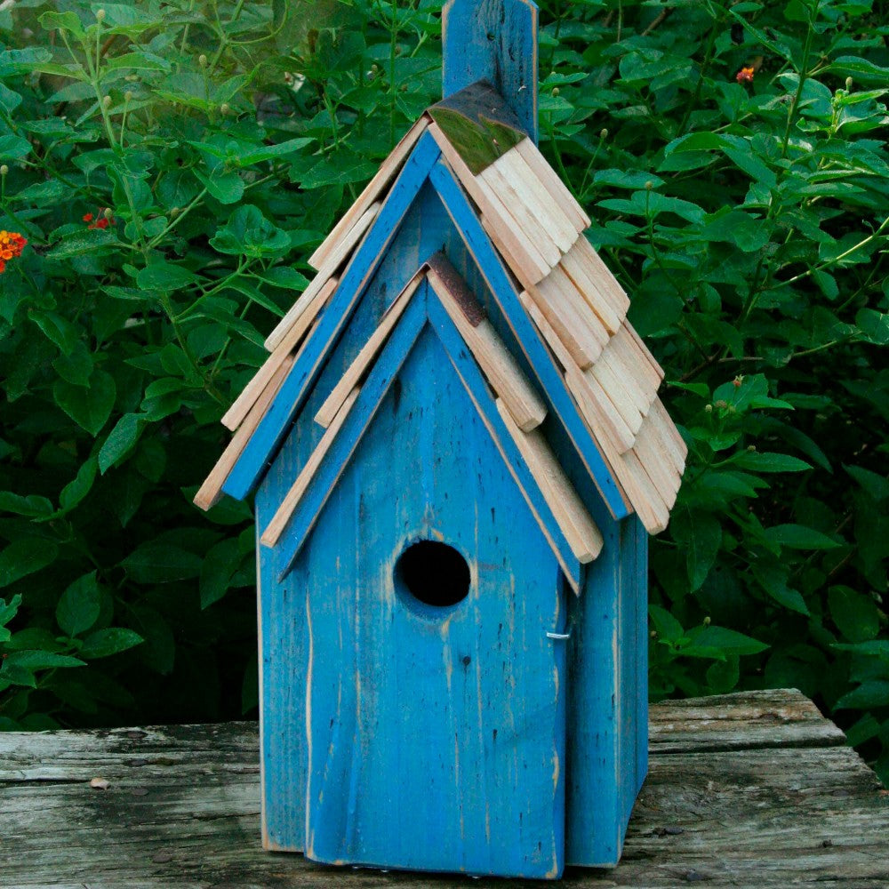 Bluebird Manor Cypress Birdhouse | Plow & Hearth