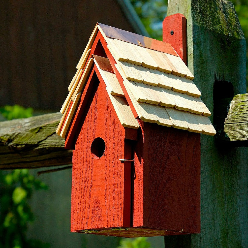 Bluebird Manor Cypress Birdhouse | Plow & Hearth