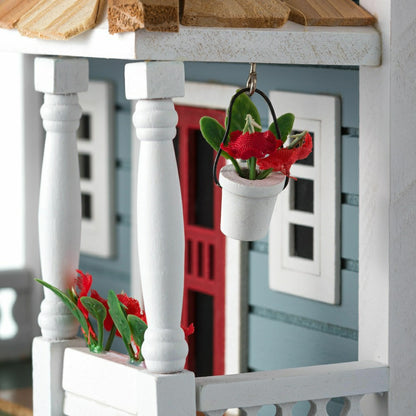Blue Cottage Welcome Home Birdhouse | Plow & Hearth