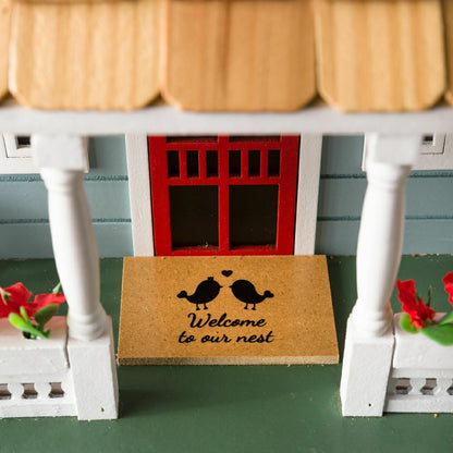 Blue Cottage Welcome Home Birdhouse | Plow & Hearth
