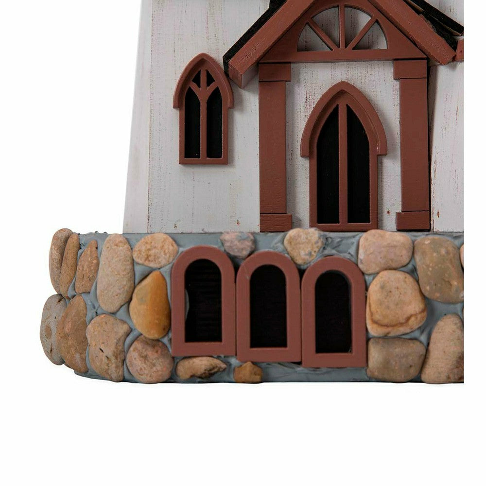 Three Tower Castle Birdhouse with Dragon Weathervane | Plow & Hearth
