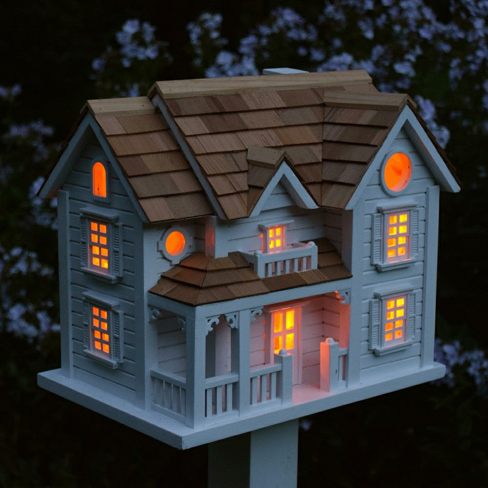 Kingsgate Cottage Lighted Birdhouse | Plow & Hearth