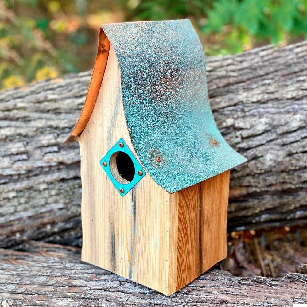 Shady Shed Cypress Birdhouse | Plow & Hearth