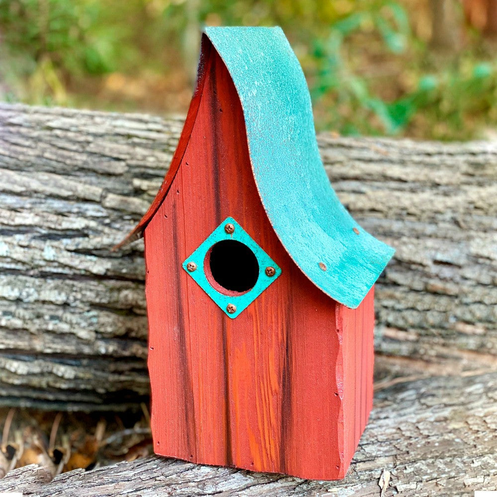 Shady Shed Cypress Birdhouse | Plow & Hearth