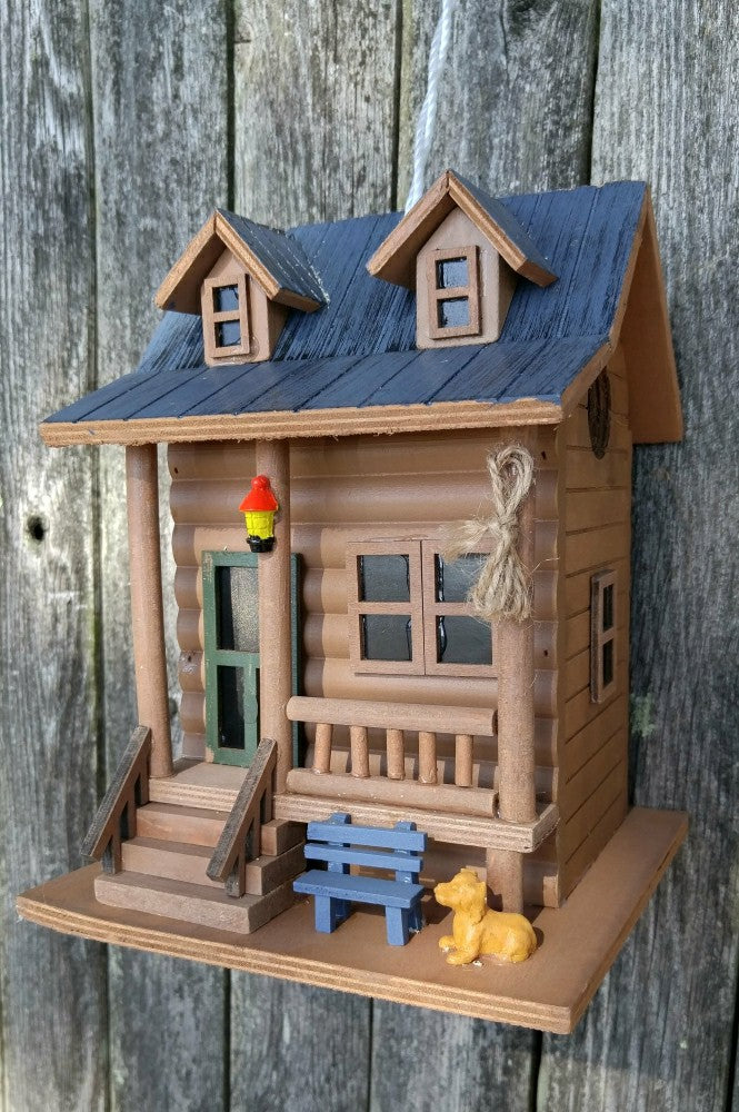 Log Cabin Bird House | Plow & Hearth