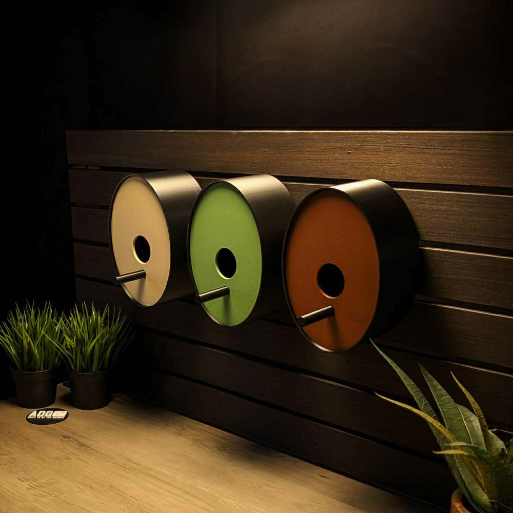 Ellipse Earth Tones Modern Birdhouse | Plow & Hearth