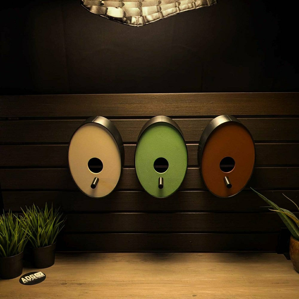 Ellipse Earth Tones Modern Birdhouse | Plow & Hearth