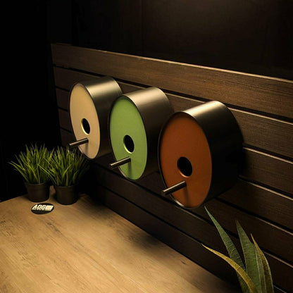 Ellipse Earth Tones Modern Birdhouse | Plow & Hearth