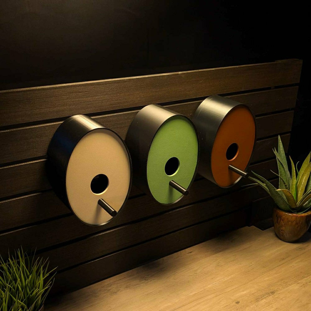 Ellipse Earth Tones Modern Birdhouse | Plow & Hearth