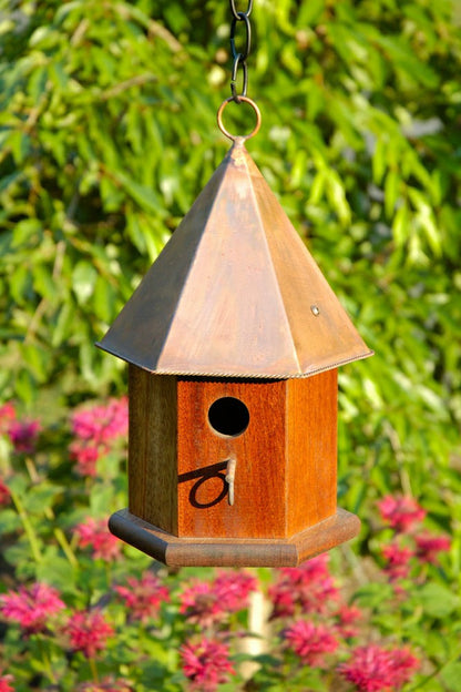 Copper Songbird Bird House | Plow & Hearth
