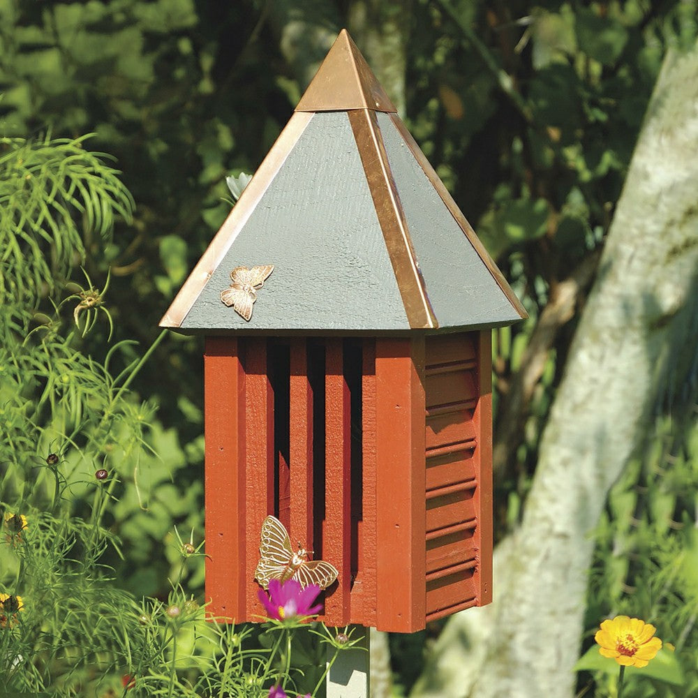 Flutterbye Cypress and Copper Butterfly House | Plow & Hearth