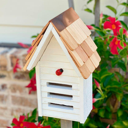 Ladybug House with Mounting Pole | Plow & Hearth