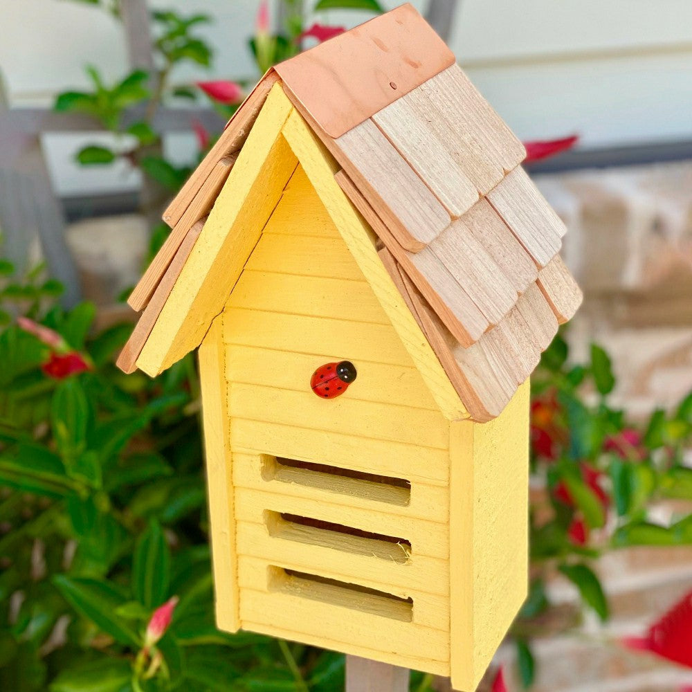 Ladybug House with Mounting Pole | Plow & Hearth