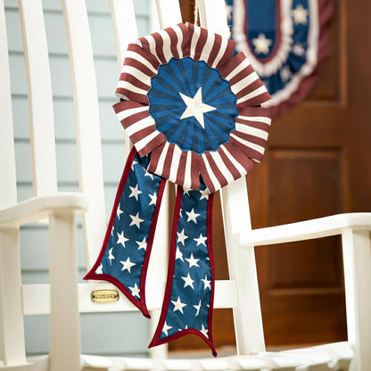 Patriodic Bow, Stars and Stripes 12"x24" | Plow & Hearth