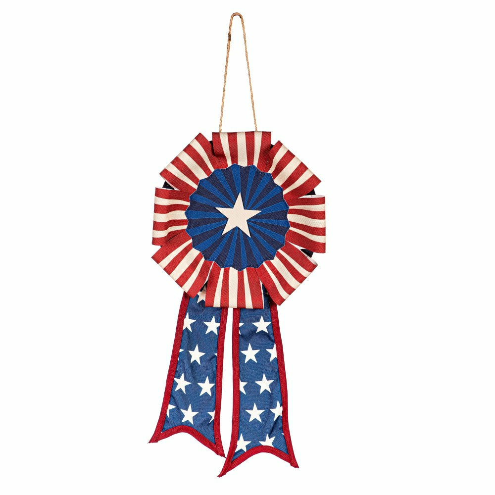 Patriodic Bow, Stars and Stripes 12"x24" | Plow & Hearth