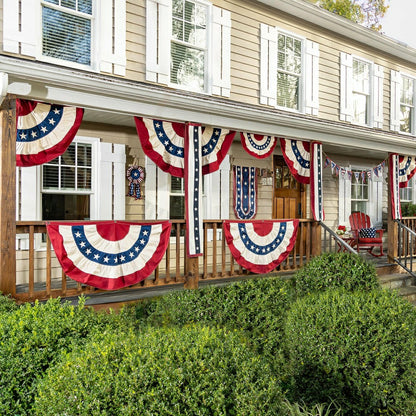 Patriodic Bow, Stars and Stripes 12"x24" | Plow & Hearth